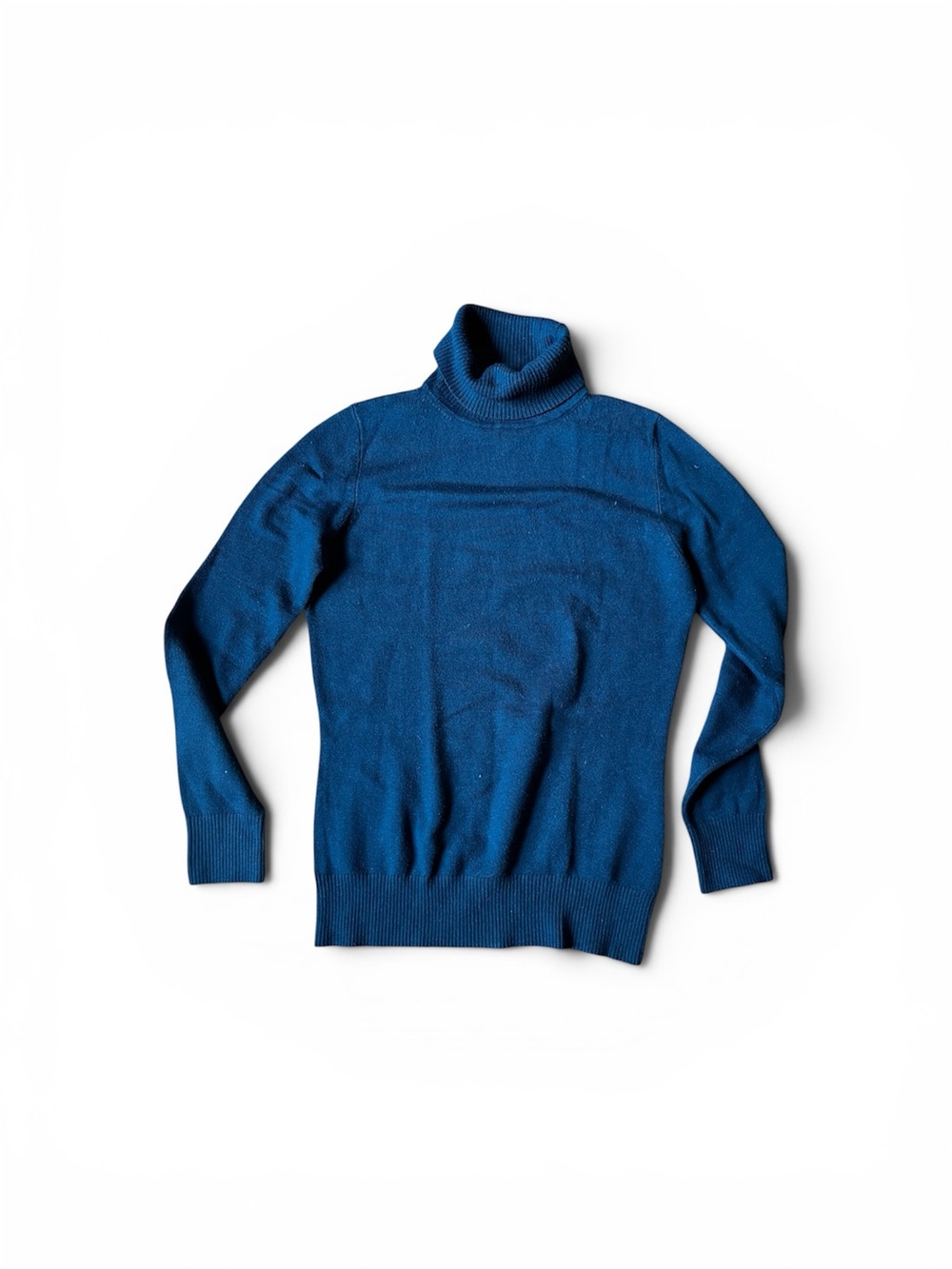 French Connection Classic Blue Turtleneck Sweater - Women